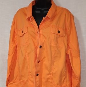 Jacket CJ Banks Button up. Pumpkin Color